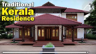 KERALA TRADITIONAL HOUSE  traditional homes  Interior designs  Kerala architecture [upl. by Eilrak]