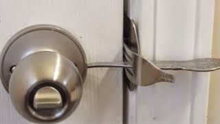 How To Make A Homemade Door Lock [upl. by Norraf916]