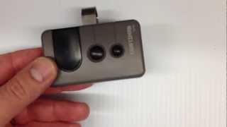 How to Program A Garage Door Remote amp Change the Battery Craftsman 315 [upl. by Girard]