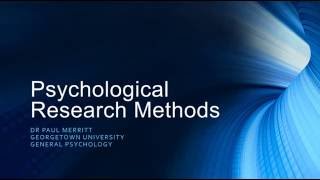 Psychological Research Methods [upl. by Stark]