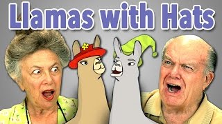 ELDERS REACT TO LLAMAS WITH HATS [upl. by Dessma]