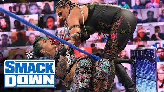 Natalya amp Tamina vs The Riott Squad SmackDown May 28 2021 [upl. by Hawkins]