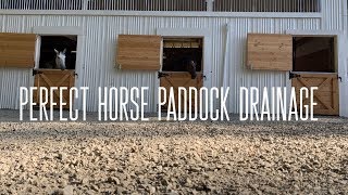 How to Have Perfect Horse Paddock Drainage [upl. by Kazim]