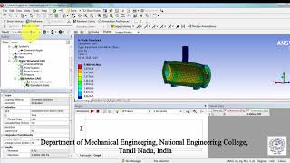 09 Explicit Dynamics Pressure Vessel  Ansys Tutorial [upl. by Efinnej954]