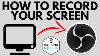 How To Record Your Computer Screen With OBS  Quick Tutorial [upl. by Reimer244]