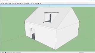 Een simpel huisje in Sketchup [upl. by Meesak]