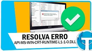 ERRO RESOLVIDO Faltando apimswincrtruntimel110dll  Windows 7 81 e 10 [upl. by Lareena]