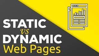 Static vs Dynamic Websites  Whats the Difference [upl. by Marj]