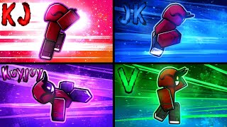 I Added EVERY KJ UNLIMITED FLEXWORKS in ROBLOX The Strongest Battlegrounds [upl. by Janus386]