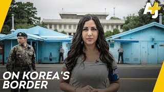 North Koreas dangerous border Inside the DMZ Pt1  AJ [upl. by Aihsrop]