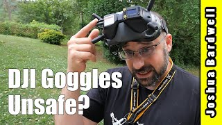 DJI FPV goggles are irradiating your face Is it dangerous [upl. by Preuss]