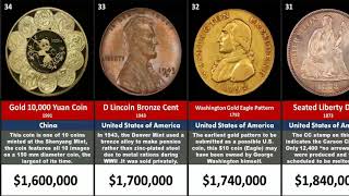 List of Most Expensive coins in History [upl. by Haydon236]