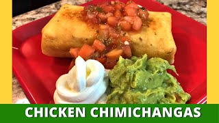 Chicken Chimichangas  Deep Fried Chimichangas [upl. by Meyers]