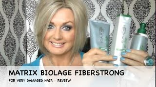 MATRIX BIOLAGE FIBERSTRONG  REVIEW [upl. by Eseilenna]