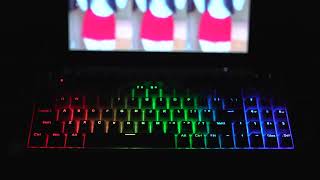 Machenike K500 Mechanical Keyboard  Audio Visualizer [upl. by Tlaw]