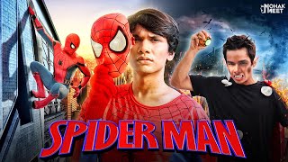 SPIDER MAN  SHORT FILM  FAR FROM HOME  SpiderMan Funny Bloopers  MOHAK MEET [upl. by Cordie16]