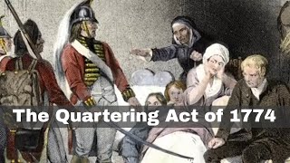 2nd June 1774 The Quartering Act the fourth of the Intolerable Acts passed by British Parliament [upl. by Selrhc245]