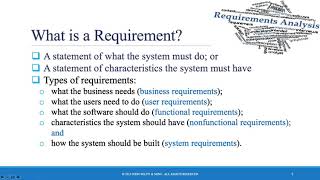 What is a Requirement in System Analysis [upl. by Sancho]