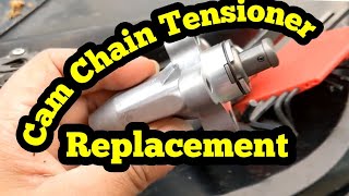 Cam Chain Tensioner Replacement Honda CBR600RR OEM [upl. by Ditter]