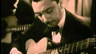 Django Reinhardt CLIP performing live 1945 [upl. by Mide679]