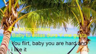 Vamos pa la playa letra lyrics [upl. by Salesin580]