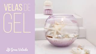 Velas decorativas con gel [upl. by Cirdes732]