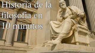 HISTORIA DE LA FILOSOFÍA EN 10 MINUTOS [upl. by Beaner]