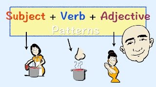 Subject  Verb  Adjective Patterns  English Speaking Practice  ESL  EFL [upl. by Leciram884]