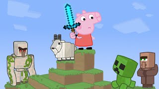 Peppa vs Minecraft Animation [upl. by Eendyc855]