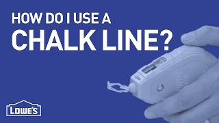 How Do I Use A Chalk Line  DIY Basics [upl. by Ten]