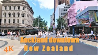 Auckland Downtown New Zealand 2021 4K [upl. by Hearn]