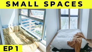 This is How To Make Your Small Space Look amp Feel BIGGER  DECOR amp DESIGN TIPS FOR SMALL SPACES EP 1 [upl. by Ydor]