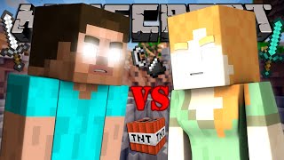 HEROBRINE vs ALEXBRINE  Minecraft [upl. by Acsecnarf389]