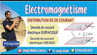 Densité de courant surfacique et linéique Distribution de courant cours et exemples [upl. by Cal]