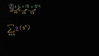 Writing geometric series in sigma notation [upl. by Greenland758]