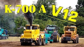 😱 V12 TURBO ✧ K 700 A 18t Full Class LÜTZOW 2018 Звук ЯМЗ240 просто шикарен Trecker Treck Kirowez [upl. by Oiralih]