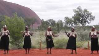 17 AUSTRALIA  Anangu ABORIGINE Woman Traditional DANCING [upl. by Eirbua]