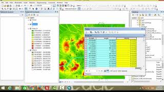 how to make network analysis in arcmap 105 [upl. by Marozas]