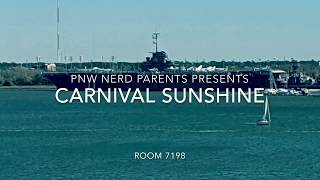 Tour of Carnival Sunshine grand suite Room 7198 plus Bonus [upl. by Ocsicnarf]