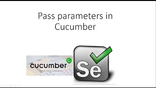 How to pass parameters in Cucumber script [upl. by Johannes]