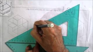 DIBUJO TECNICO  ISOMETRICOS  PRACTICA PARA DIBUJAR MODELOS [upl. by Ttennaj274]