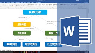 Como hacer un MAPA CONCEPTUAL en WORD 2020 [upl. by Lexis]