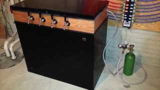 Building my Keezer Freezer Kegerator [upl. by Oijimer]