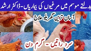 Chicken Diseases with Changing Weather  Home Remedies for Poultry Respiratory illnesses  Dr Arshad [upl. by Trometer379]