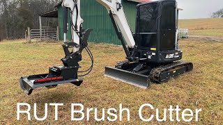 Review RUT 36in Excavator Brush Cutter [upl. by Ettennahs]