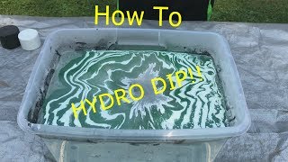 How to HYDRO DIP ANYTHING using SPRAY PAINT [upl. by Knowlton]