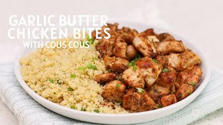 Garlic Butter Chicken Bites Recipe  How To Make Garlic Butter Chicken [upl. by Naghem273]