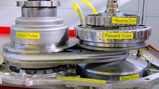 Continuously Variable Transaxle CVT Operation [upl. by Htezzil]