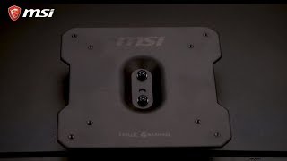 MSI® HOWTO install a VESA mount to an MSI Monitor [upl. by Bertasi]