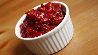 Apple Cranberry Chutney Recipe [upl. by Rendrag]